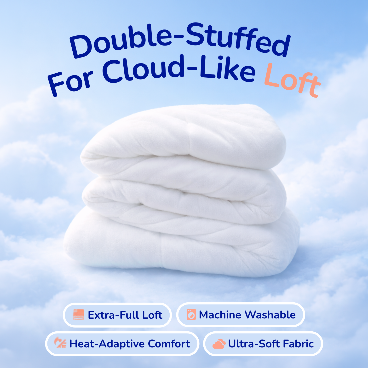 Double stuffed Comforter